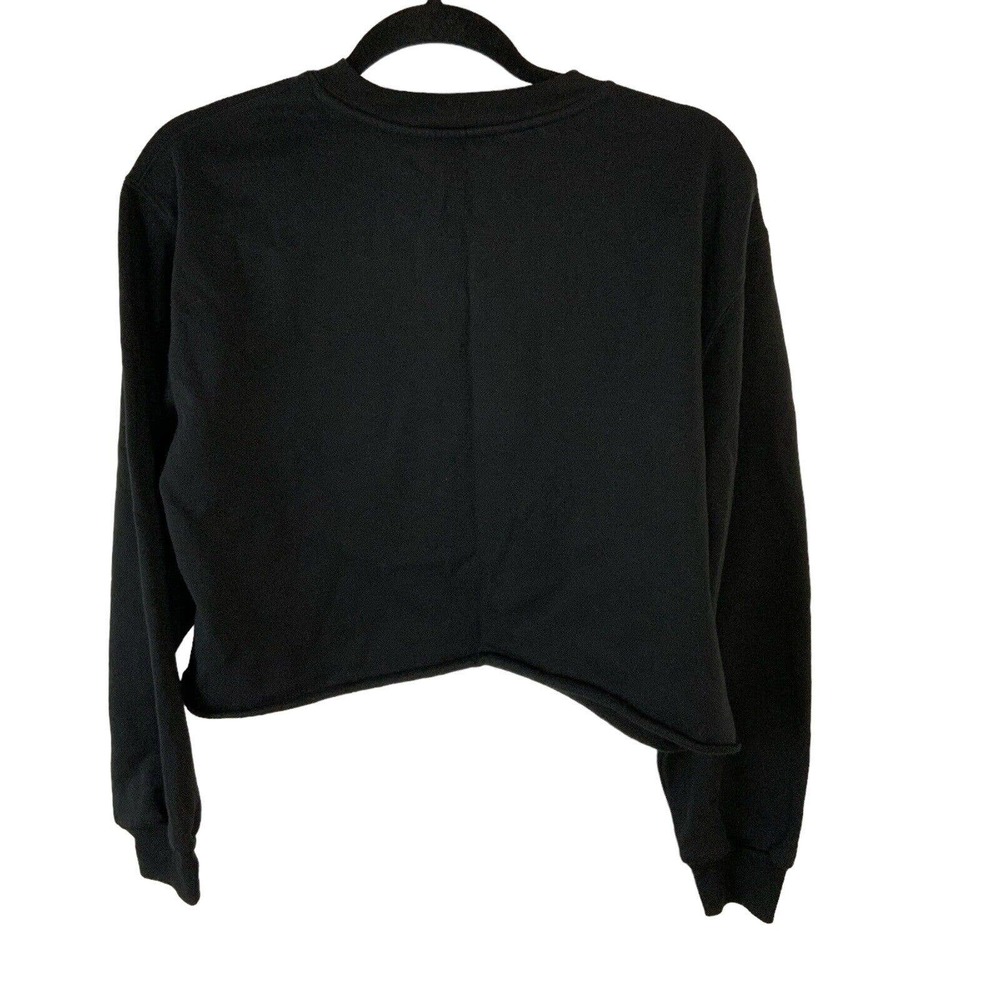Disney Tim Burton Nightmare Before Christmas‎ Raw Hem Cropped sweatshirt XL - Picture 2 of 9